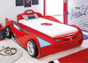 CARBED Кровать-машина Coupe с выдвижной кроватью Red 20.03.1306.00 в Сосновке - sosnovka.mebel54.com | фото