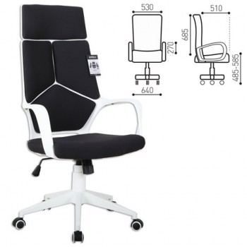 Кресло офисное BRABIX Prime EX-515 (черная ткань) в Сосновке - sosnovka.mebel54.com | фото
